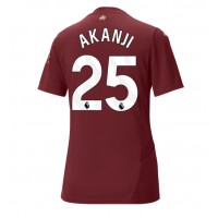 Manchester City Manuel Akanji #25 Fußballbekleidung 3rd trikot Damen 2024-25 Kurzarm